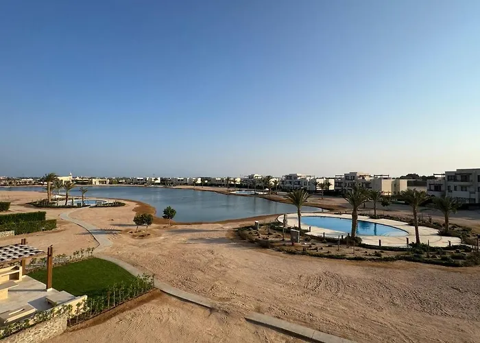 شقة Lagoon View Shedwan With Pool View & Rooftop